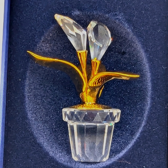 Swarovski Other - Retired SWAROVSKI CRYSTAL MEMORIES – CALLA LILLIES GOLD 675654